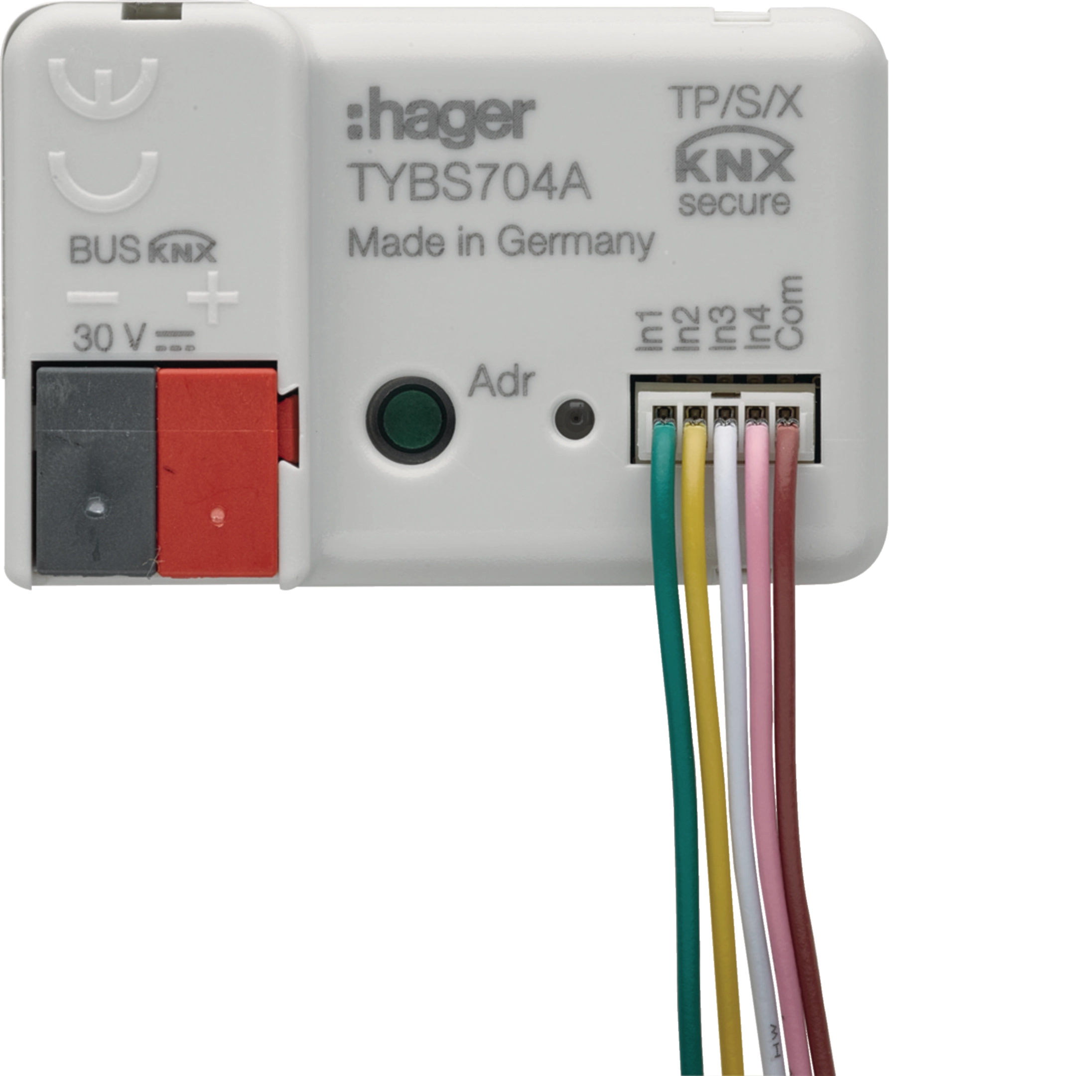 Hager Binäreingang 4f, KNX Secure, Unterputz