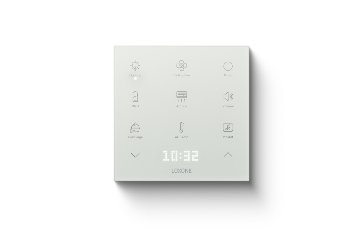 Loxone Touch Pure Flex Battery Air Samtweiß