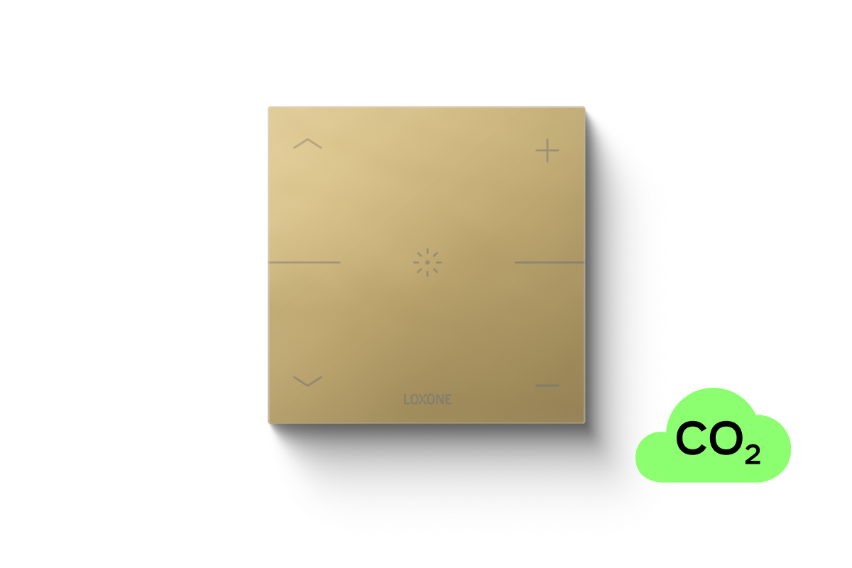 Loxone Touch Pure CO2 Tree Gold