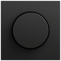 Gira Dimmer System 55 schwarz matt lackiert