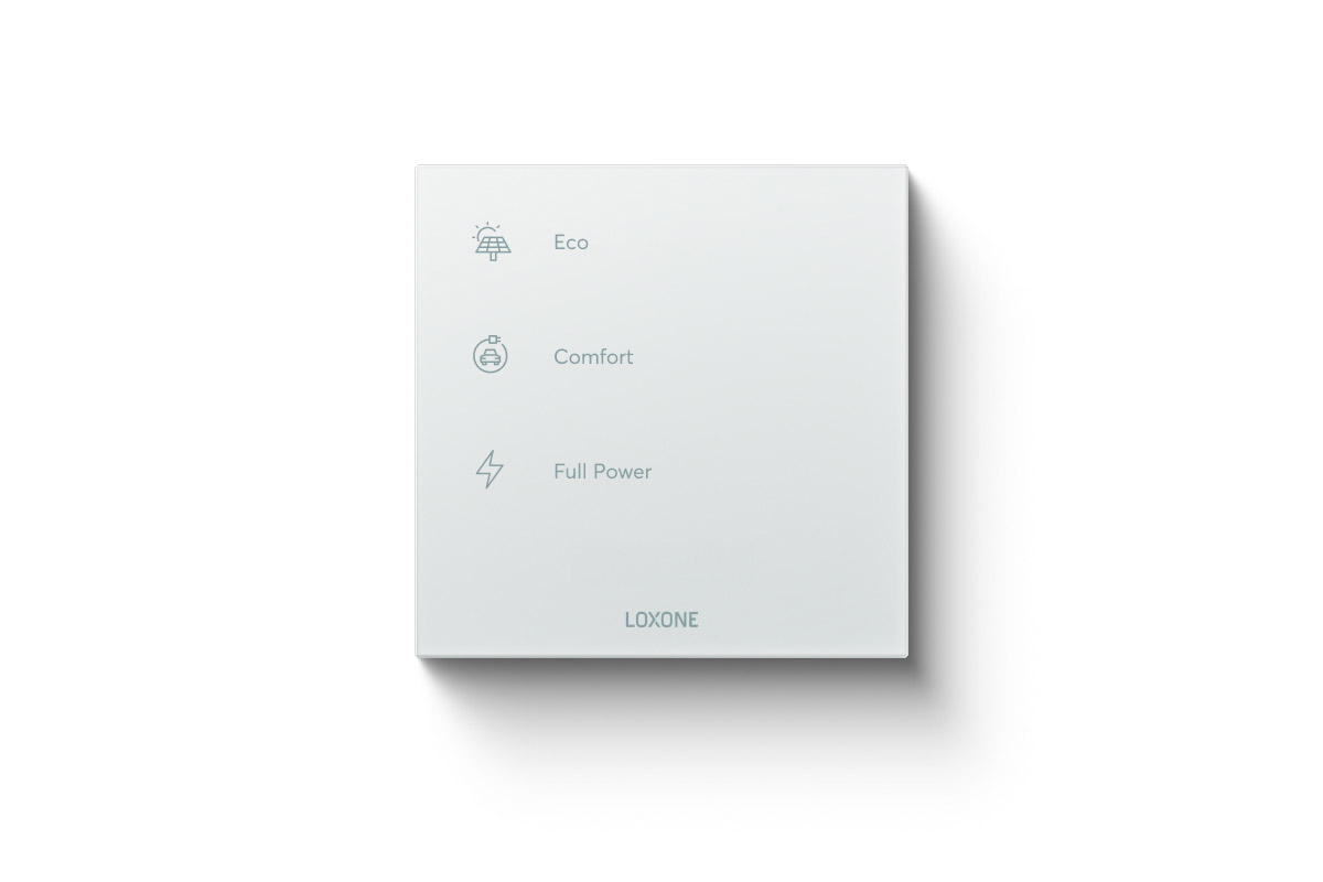 Loxone Touch Pure Flex Air Signalweiß - Wallbox