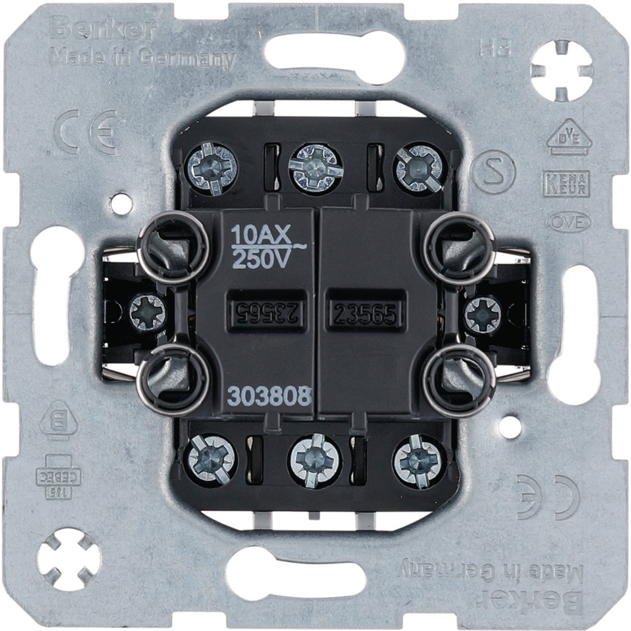 Hager Wippenschalter Modul-Einsätze 10AX 250V~