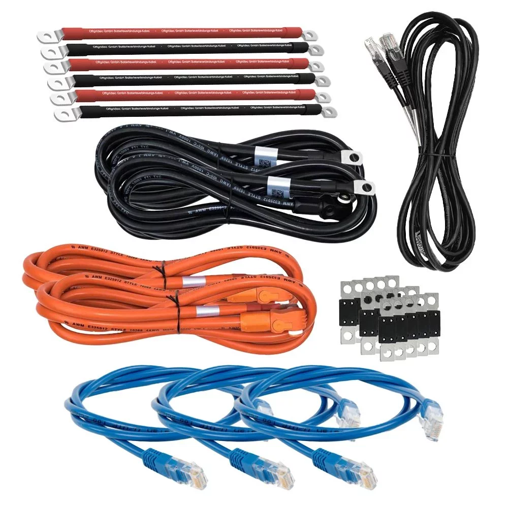 Speichersystem 5,12–10,24 kWh – Victron MultiPlus-II 48/3000 + Pytes V5a (3-phasig)