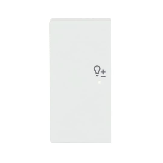 Busch-Jaeger Wippe 2-fach links, mit Symbol "Dimmer"