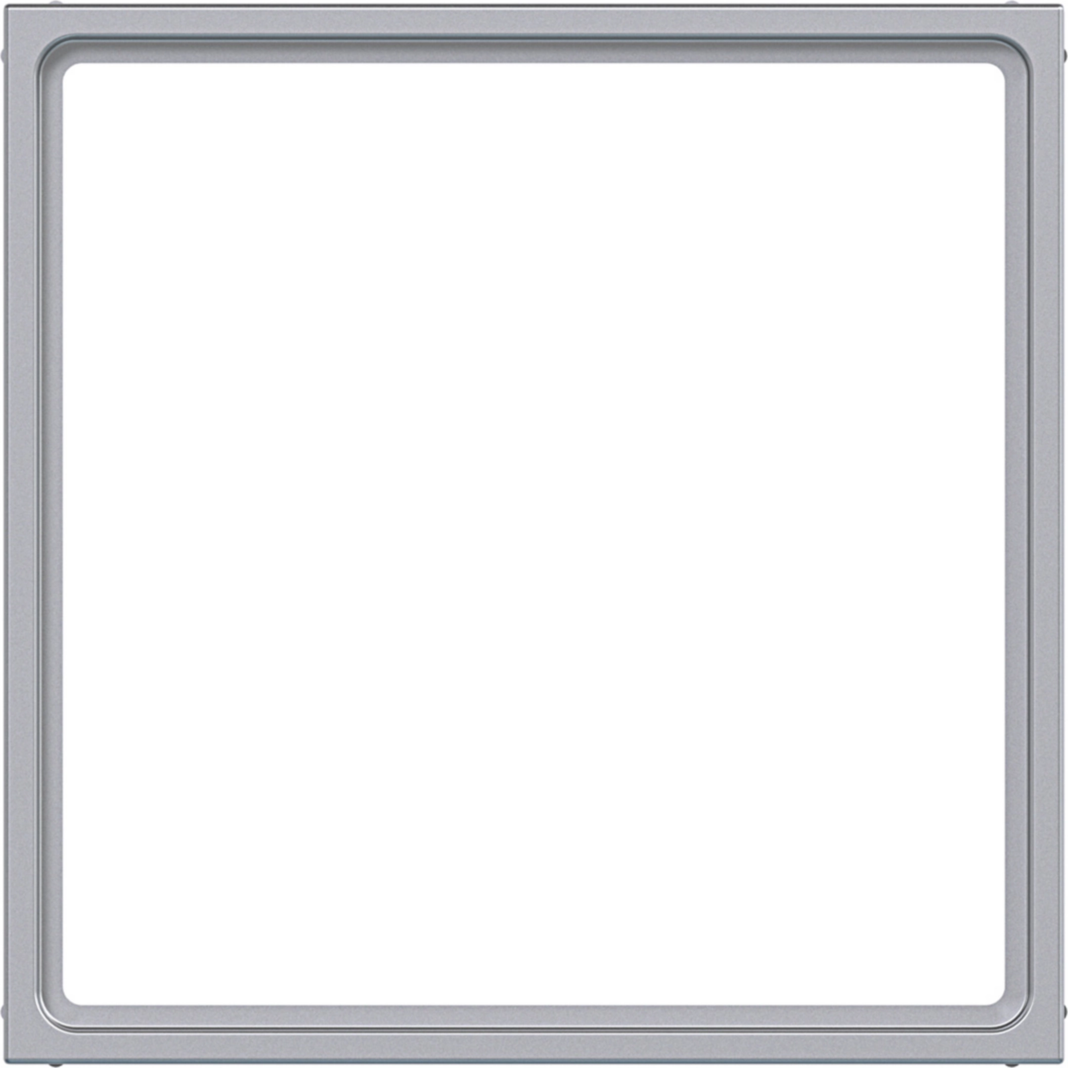 Hager Zwischenring für Zentralplatte 51 x 51 mm, A.x/C.x, titan metallisch, lackiert