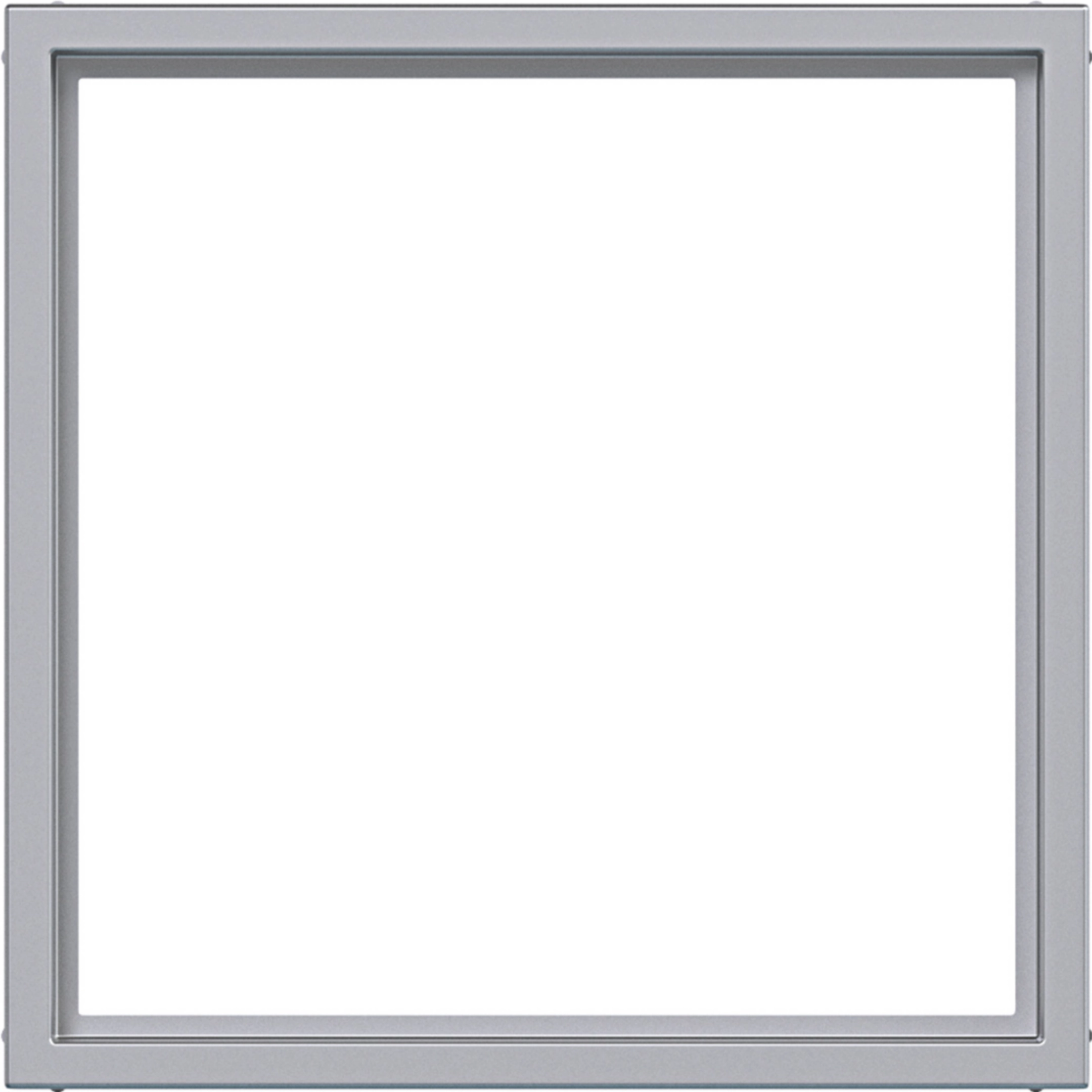 Hager Zwischenring für Zentralstück/-platte 50 x 50 mm, A.x/C.x, titan met, lackiert