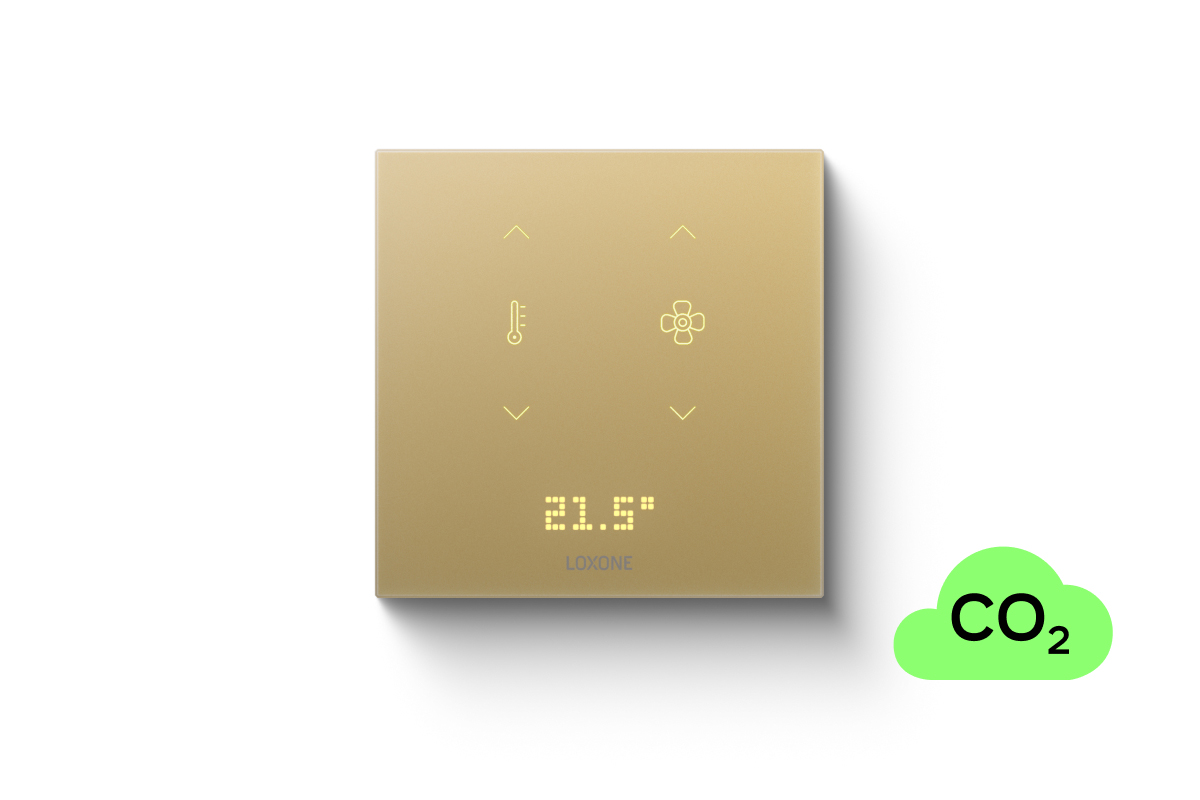 Loxone Touch Pure Flex CO2 Tree Gold