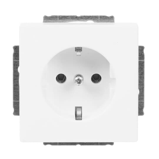 Busch-Jaeger SCHUKO® Steckdosen-Einsatz studioweiß matt - Plattform 63