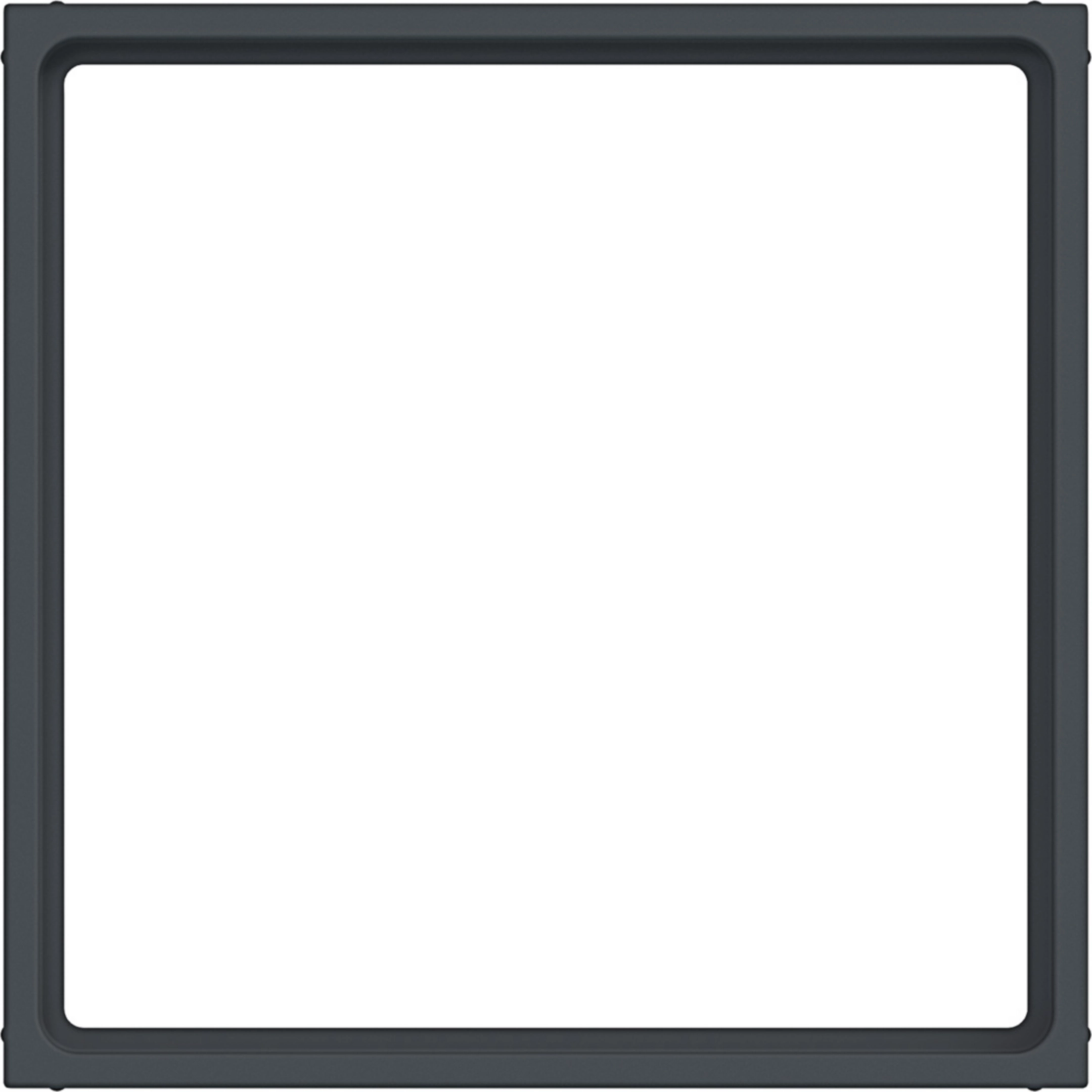 Hager Zwischenring für Zentralplatte 51 x 51 mm, A.x/C.x, anthrazit matt, lackiert