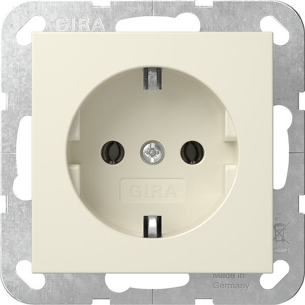 Gira Steckdose System 55 cremeweiß glänzend