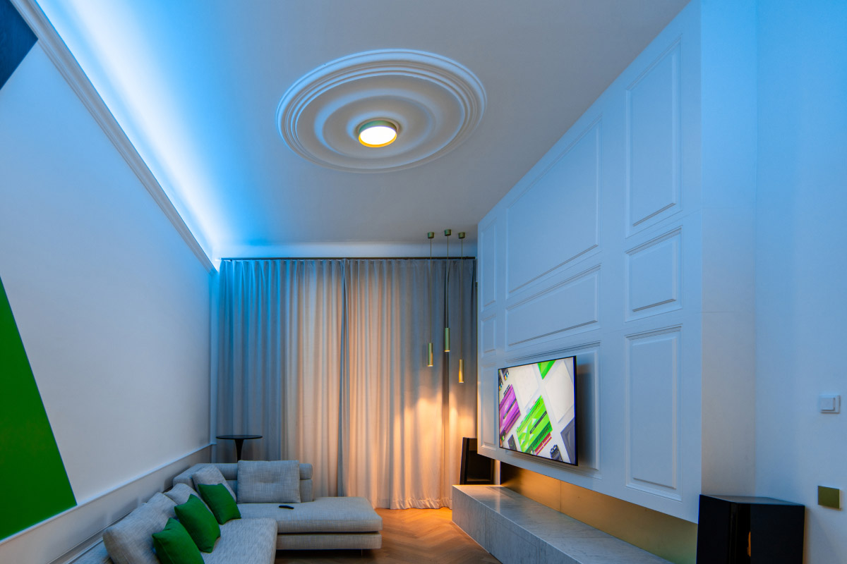 Loxone LED Ceiling Light RGBW Air Gold
