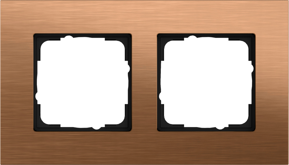Gira Abdeckrahmen 2-fach E2 Esprit Bronze