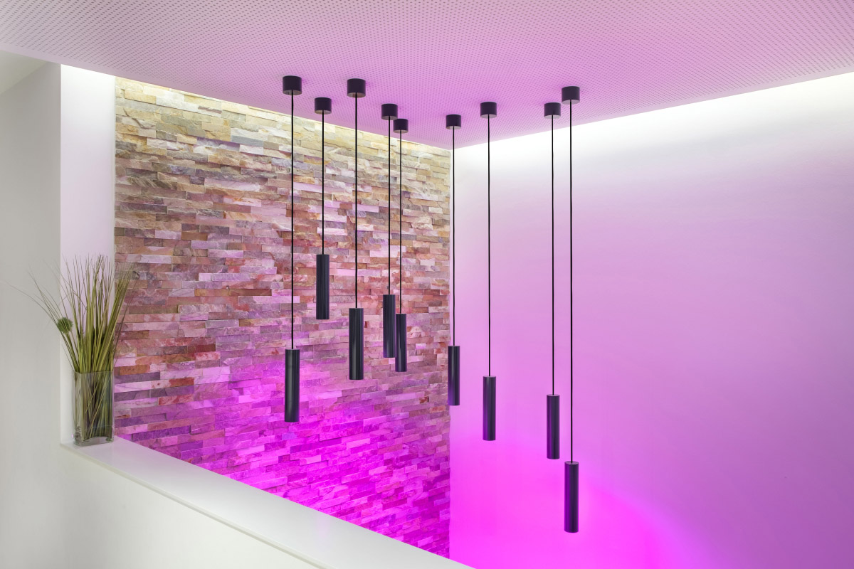 Loxone LED Pendulum Slim RGBW Tree Anthrazit
