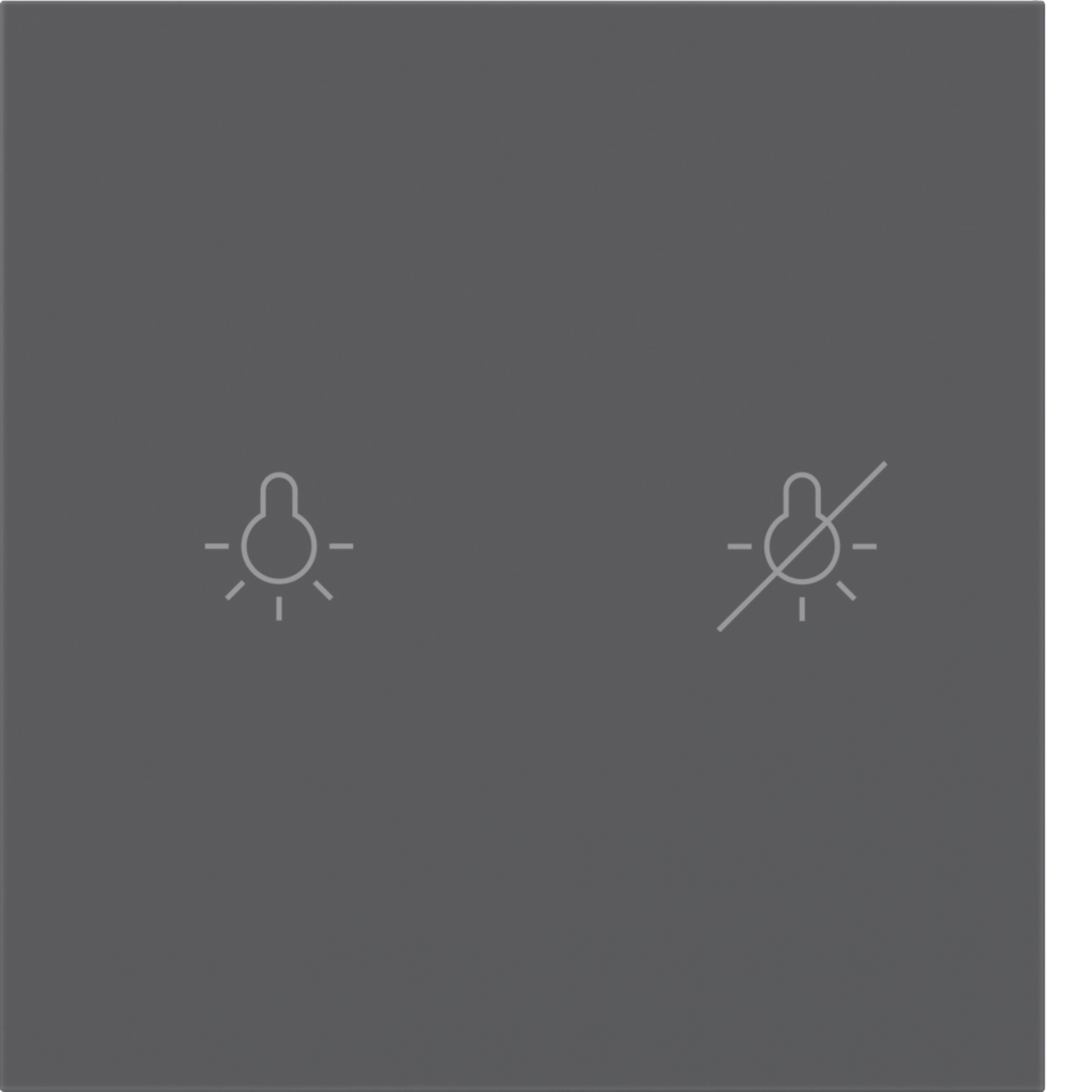 Hager Tasten f.Tast.modul, 1f, S.x/B.x, ant, be