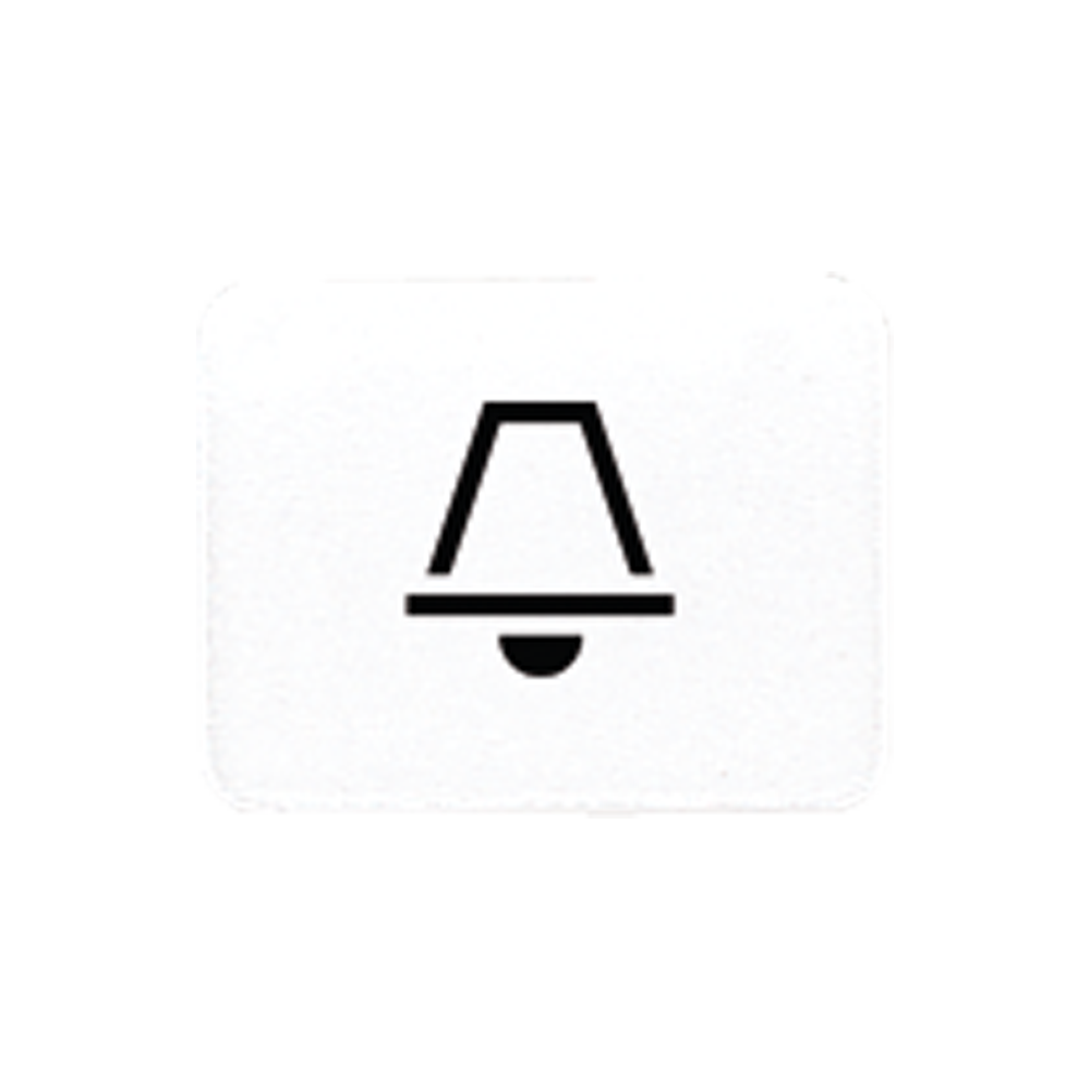 Jung 33KWW Symbol Klingel alpinweiss