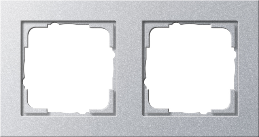 Gira Abdeckrahmen 2f.alu E2