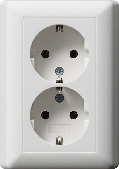 Gira Schuko-Doppelst.dose rws System 55