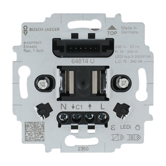 Busch-Jaeger e-contact-Einsatz flex 1-fach 230 V