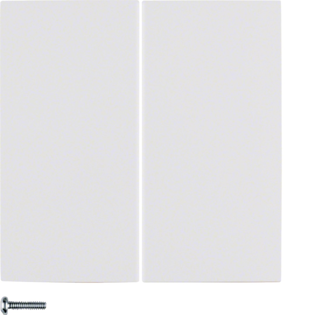 Berker 85142189 Taste 2-fach S.1 / B.3 / B.7 polarweiß glänzend
