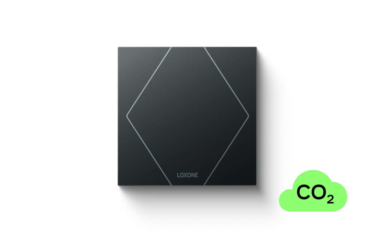 Loxone Touch Pure Classic CO2 Tree Anthrazit