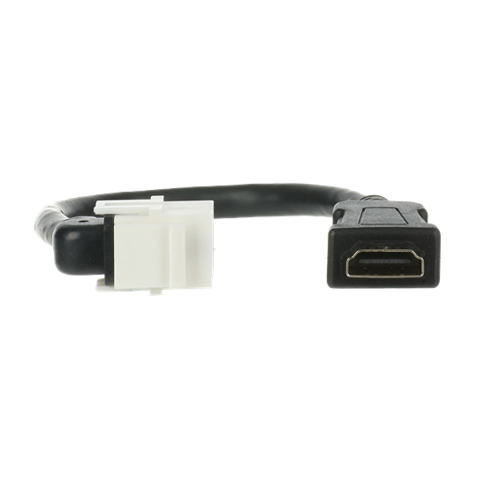 Busch-Jaeger Kabelpeitsche HDMI-Keystone, Ausführung: gerade weiß