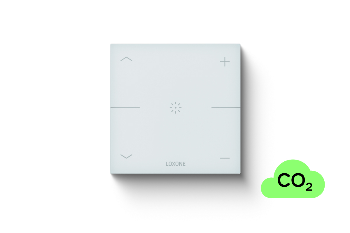 Loxone Touch Pure CO2 Tree Signalweiß