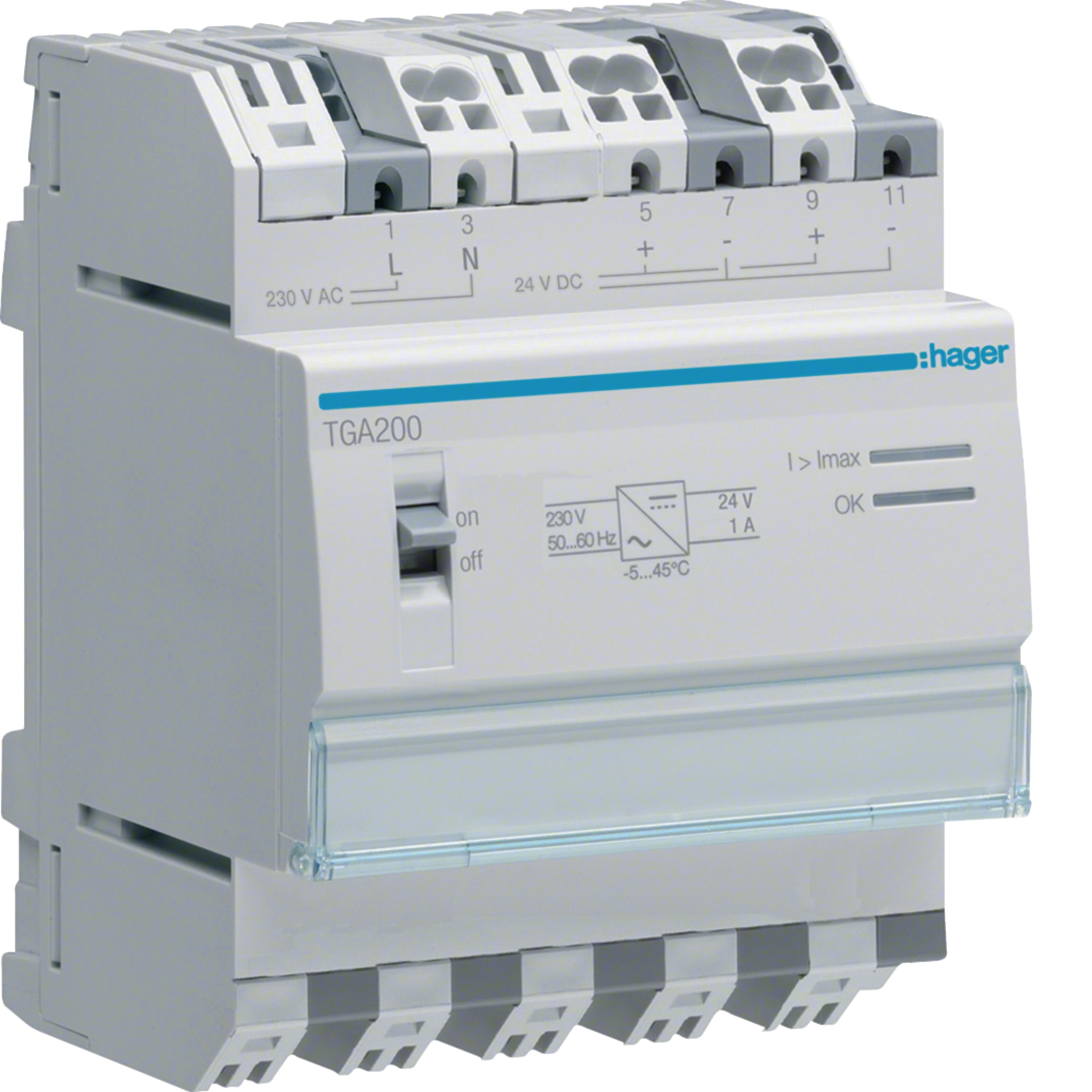 Hager Spannungsversorgung 24 V DC 1A
