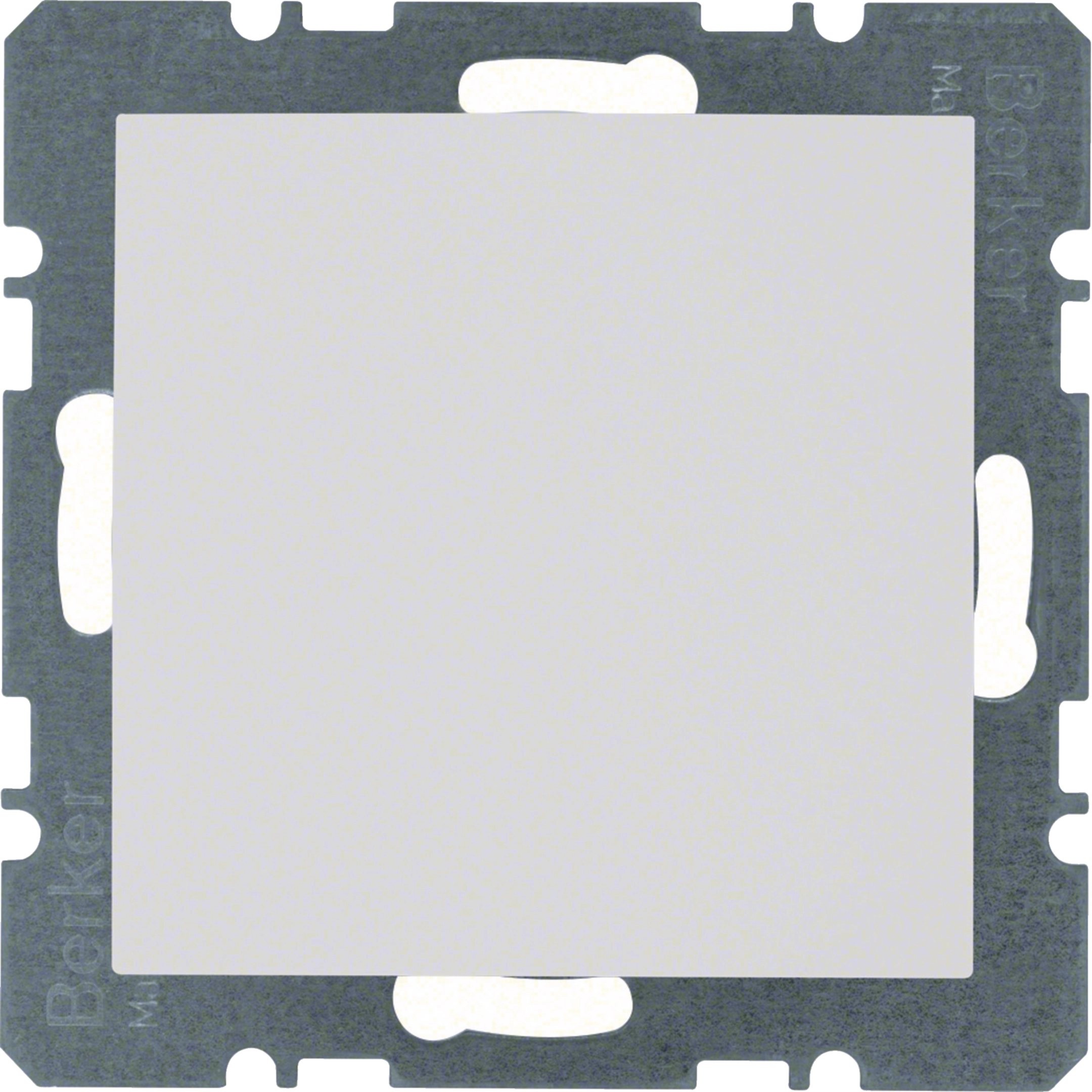 Hager Blindverschluss mit Zentralstück S.1/B.3/B.7 polarweiß