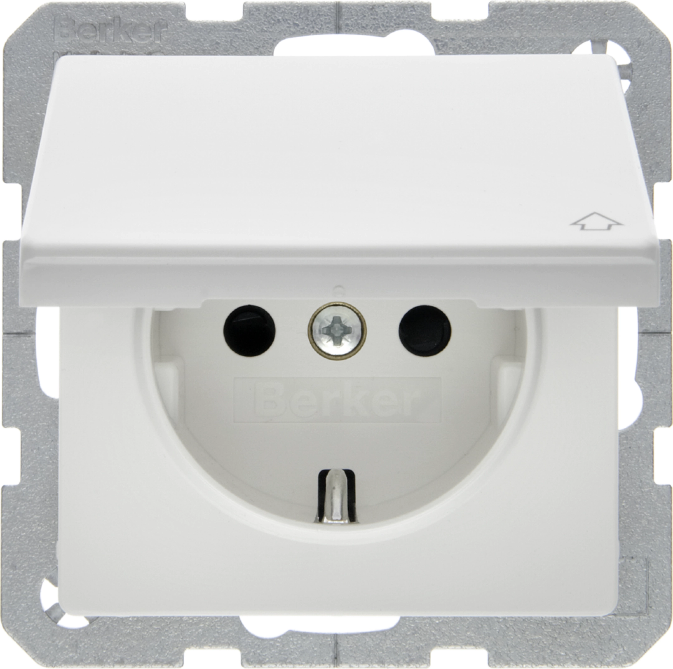 Hager Steckdose SCHUKO mit KD Q.x pw samt