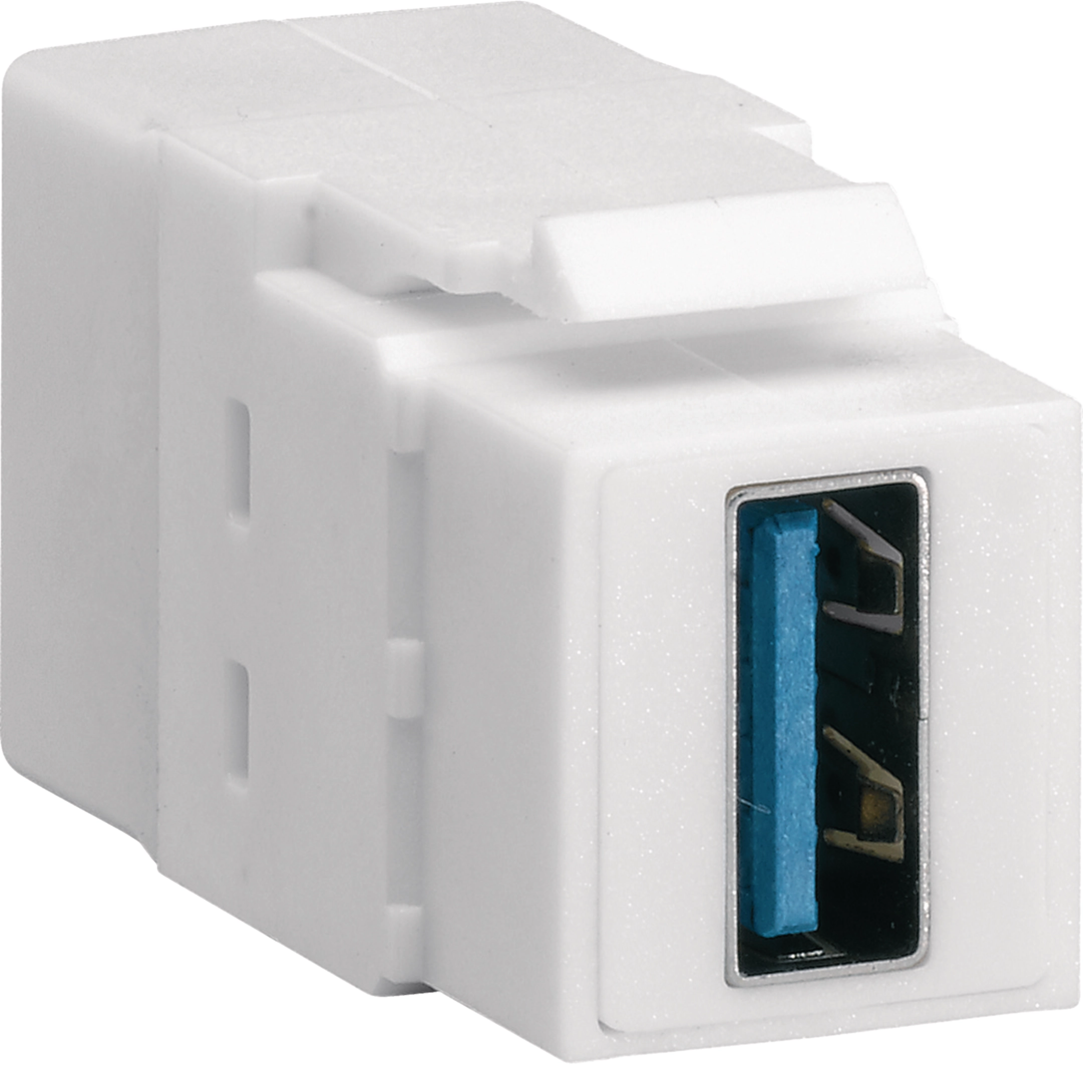 Hager Keystone Modul, universal, USB, USB 3.0 A-Buchse auf USB 3.0 A-Buchse