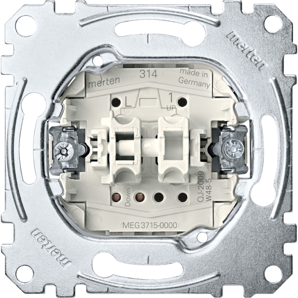 Merten Rollladenschalter-Einsatz System M (farbneutral)