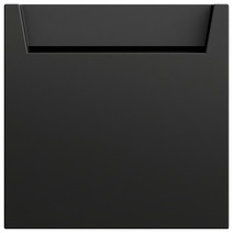 Gira Einsatz System 55 schwarz matt lackiert