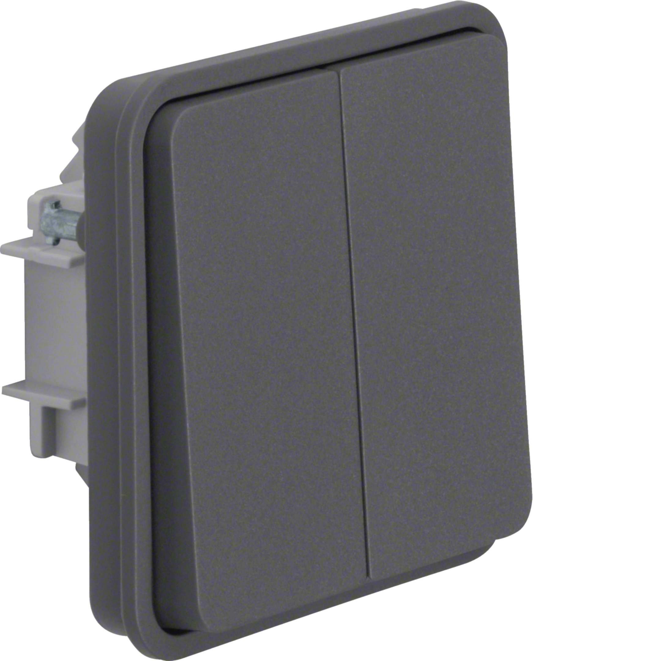Hager Serientaster-Einsatz Wippe 2f 2S W.1