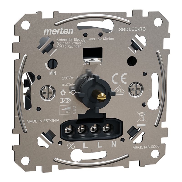 Merten Universal-Dimmer-Einsatz System M (farbneutral)