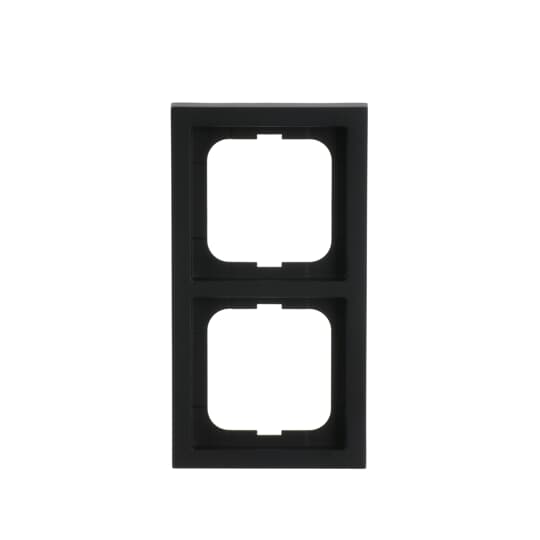 Busch-Jaeger Abdeckrahmen 2-fach schwarz matt - future® linear - matt