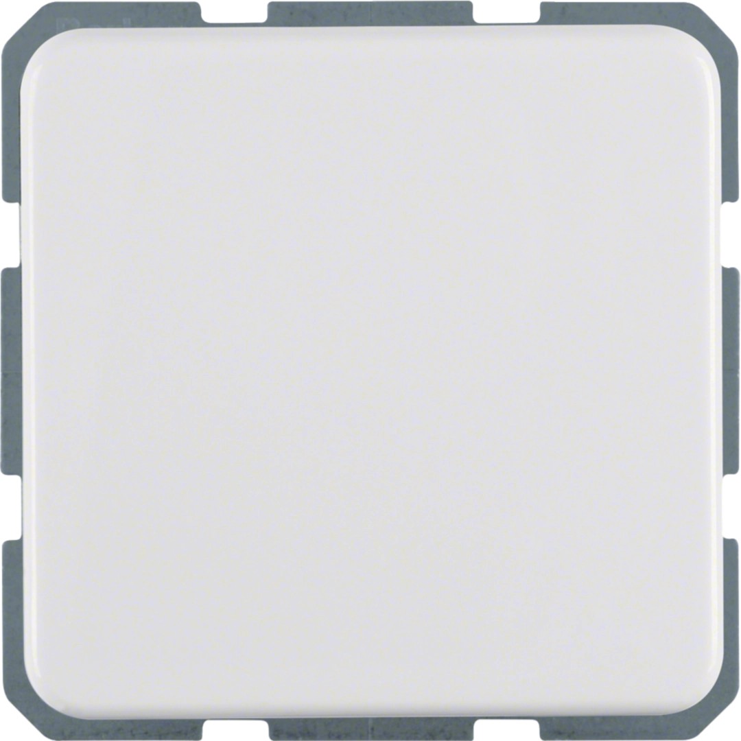 Berker 471509 Steckdose SCHUKO mit Klappdeckel, Unterputz, IP44, polarweiß glänzend