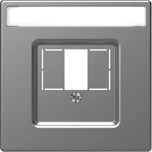Merten Zentralstück System M edelstahl