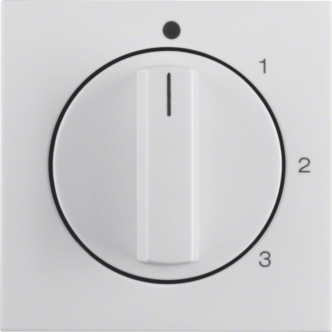 Berker 1096898900 Zentralstück m Drehk für 3S S.1 / B.3 / B.7 polarweiß