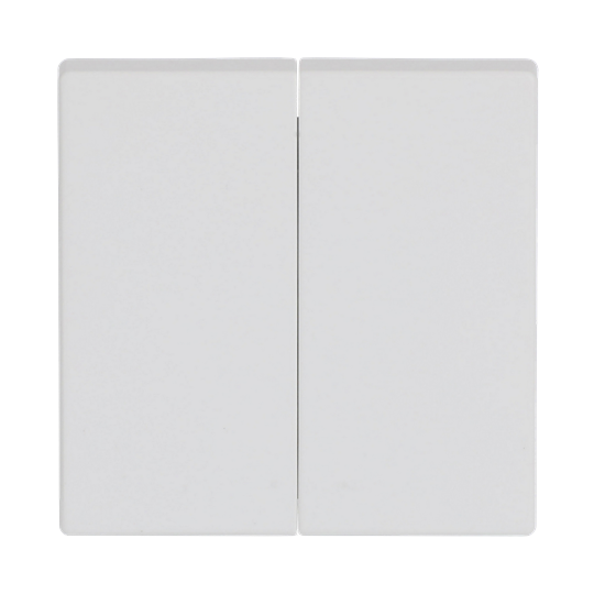 Busch-Jaeger Wippe für Schalter/Taster, 2-fach studioweiß matt - Plattform 63