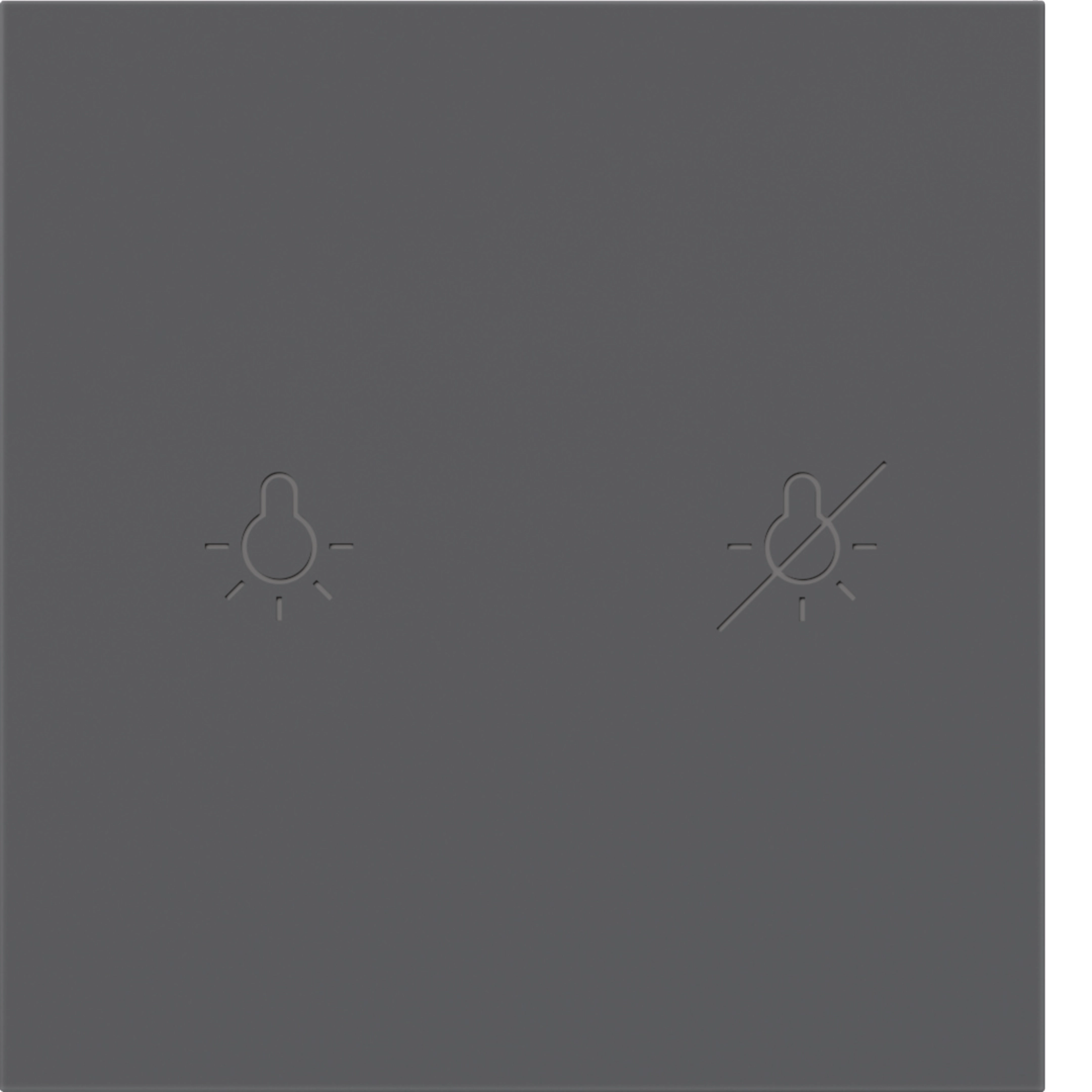 Hager Tasten f.Tast.modul, 1f, S.x/B.x, ant, beleuchtet