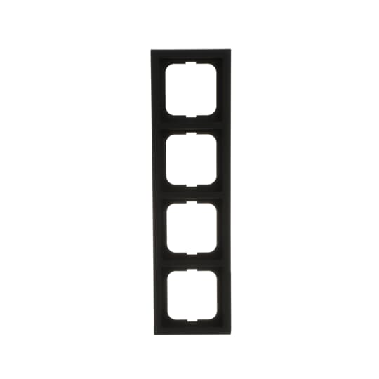 Busch-Jaeger Abdeckrahmen 4-fach schwarz matt - future® linear - matt