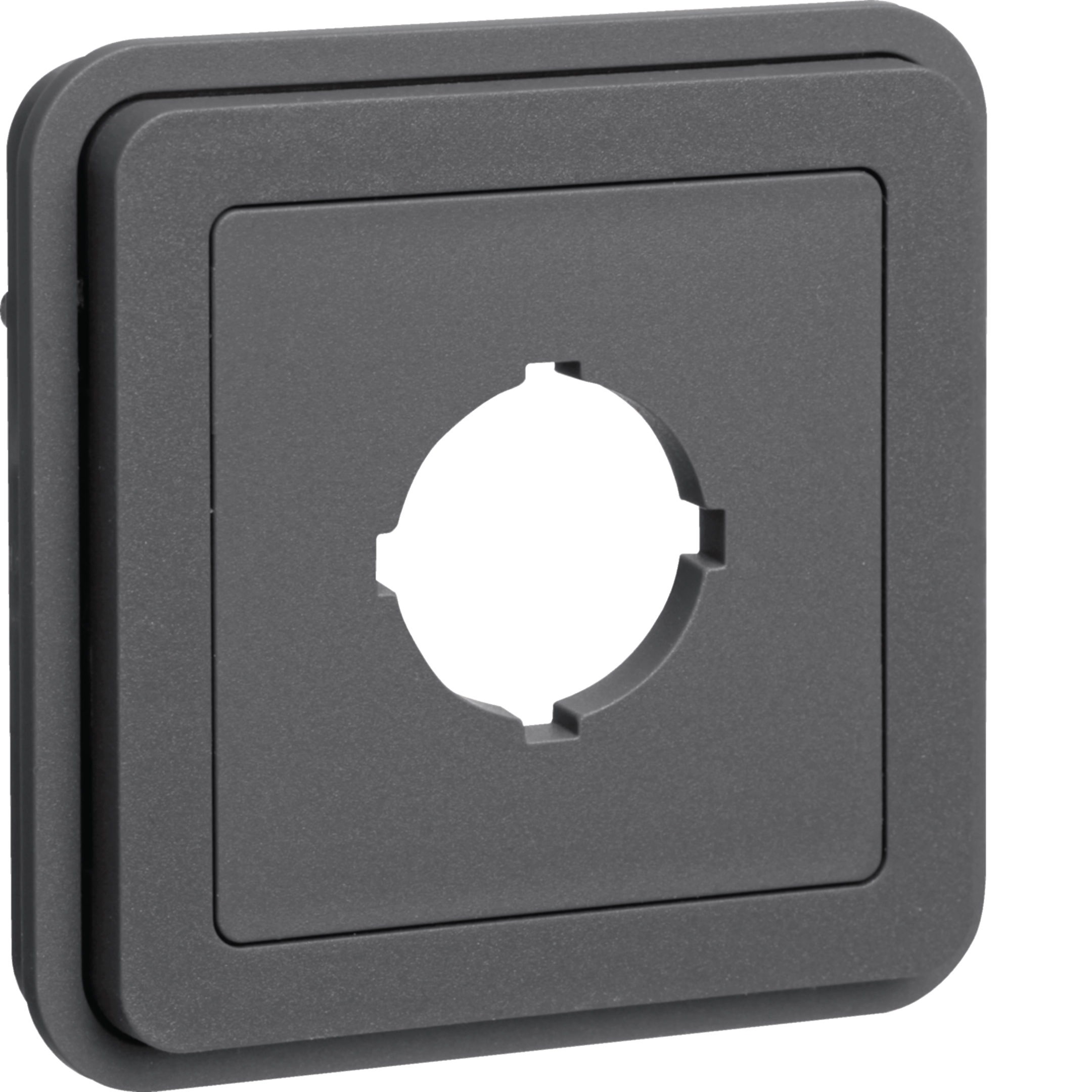 Hager Abdeckung mit Stecköffnung Ø22.5mm W.1 gr