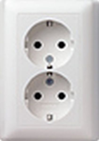 Gira Steckdose System 55 reinweiß glänzend