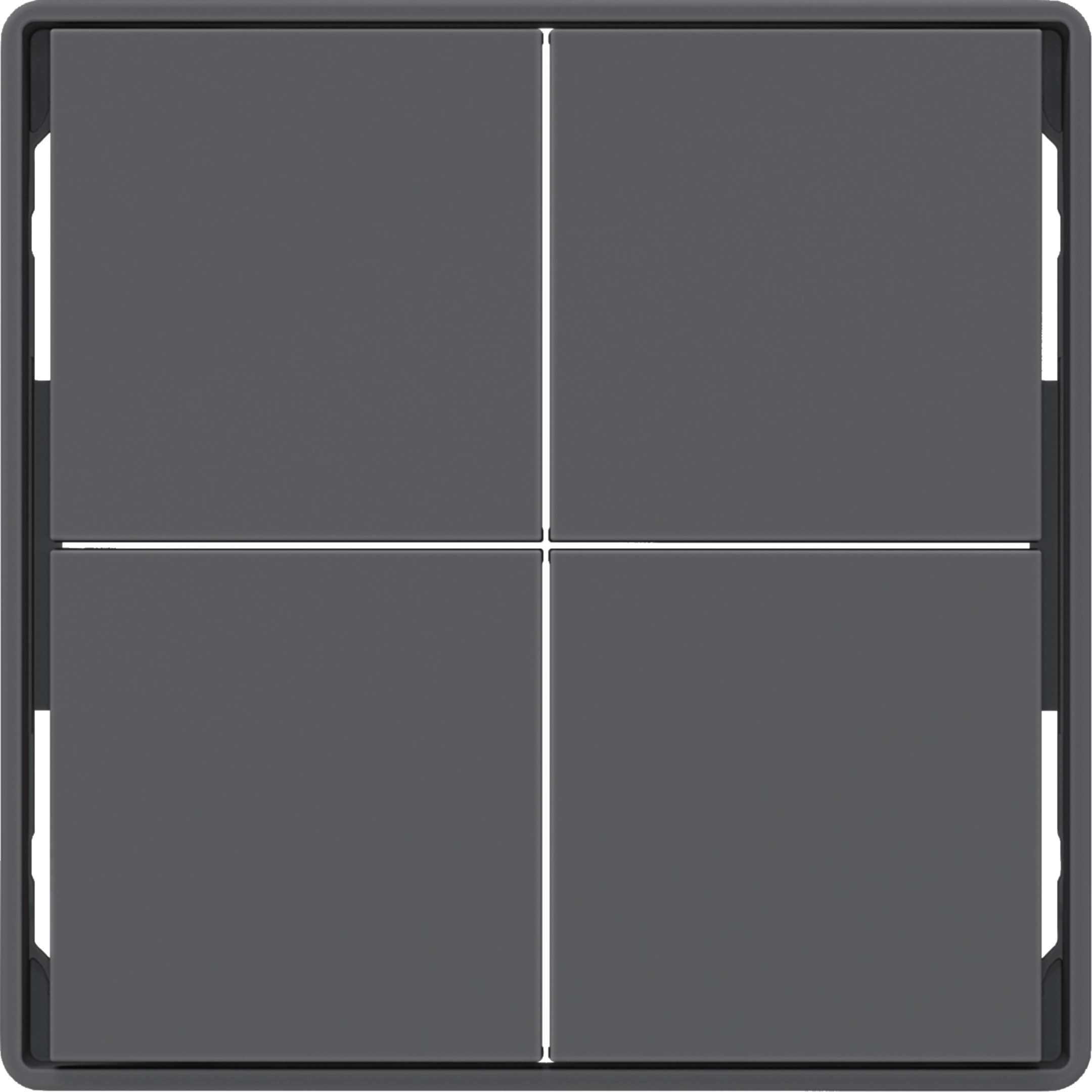 Hager Tasten f.Tast.modul, 4f, Q.x, ant