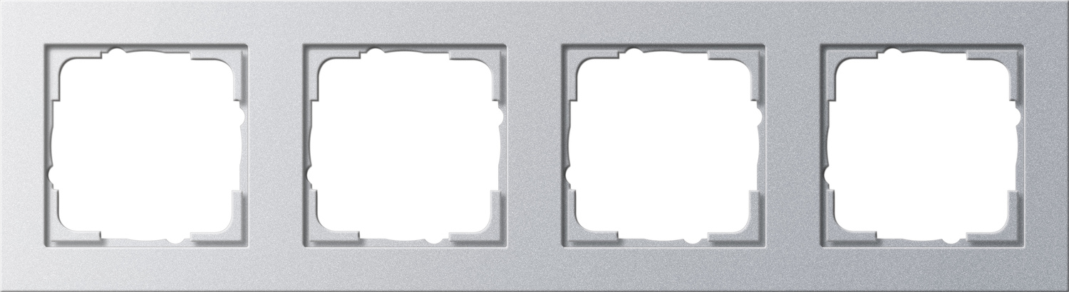 Gira Abdeckrahmen 4f.alu E2