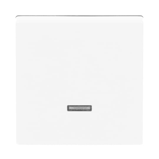 Busch-Jaeger Bedienelement für Schalter/Dimmer Einzeltaster mit Glimmlampe studioweiß -