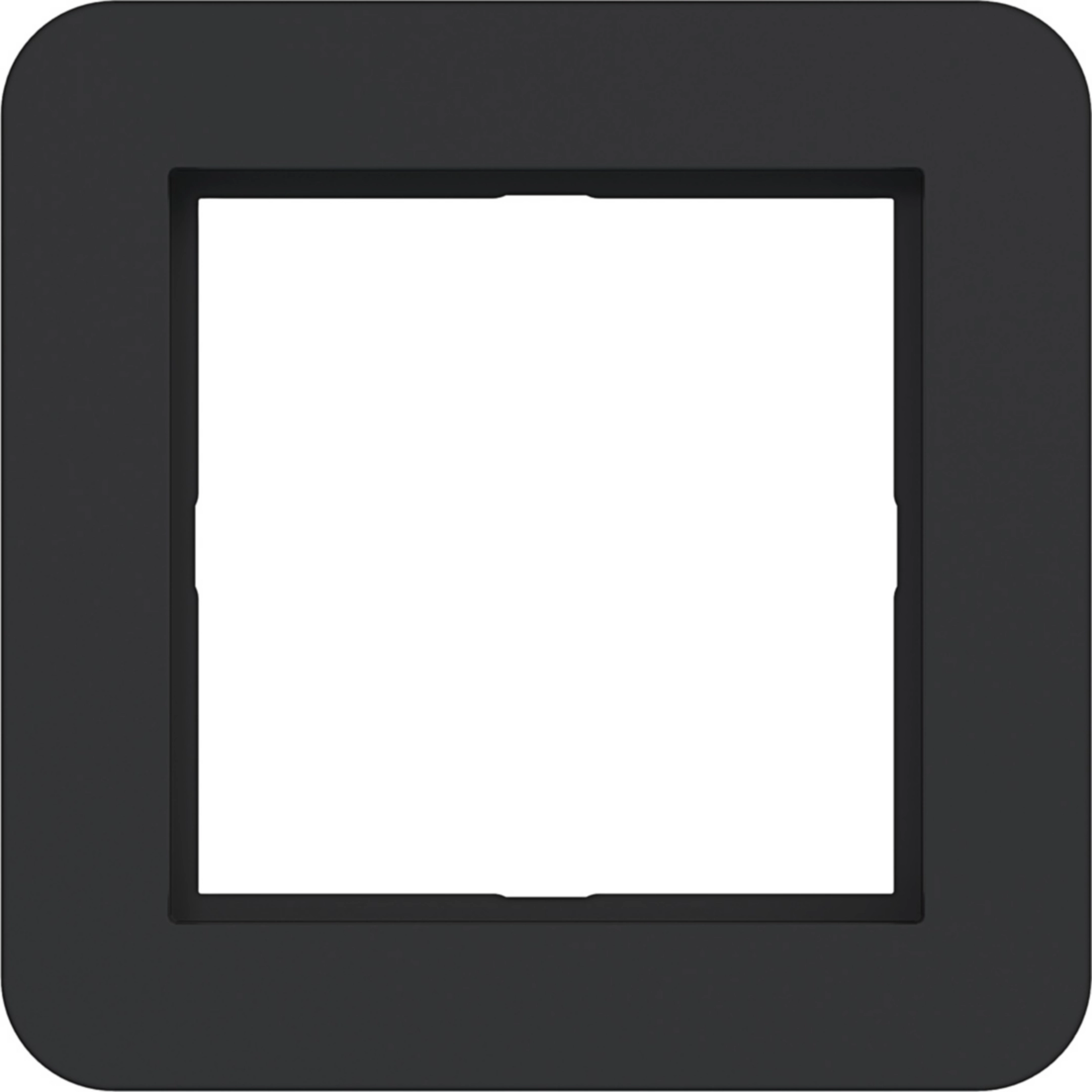 Hager C.1 LED-Rahmen 1-fach, schwarz matt