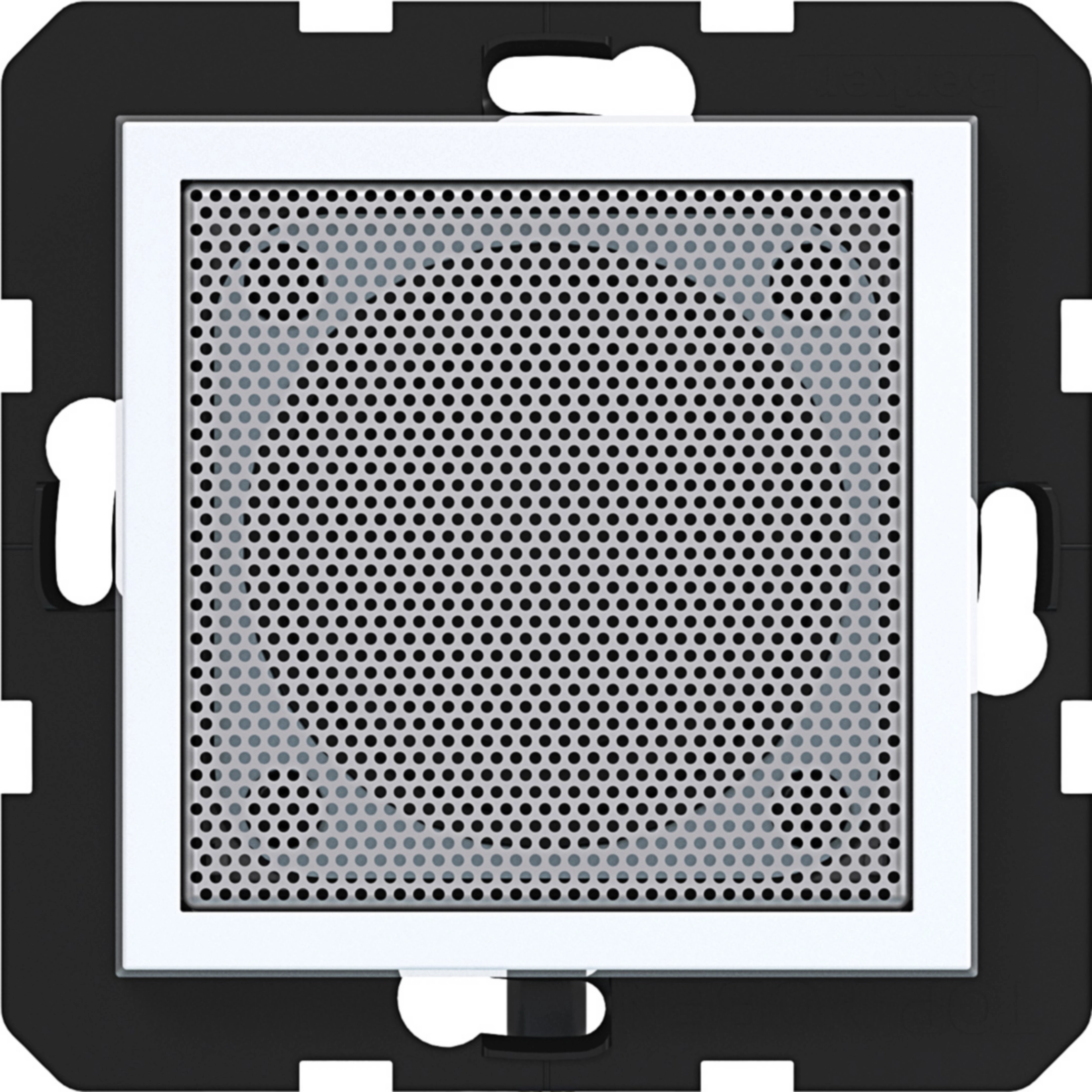 Hager Lautsprecher mit Radio-Touch-Bedienung, weiß glänzend, A.1/A.8/C.1/C.8