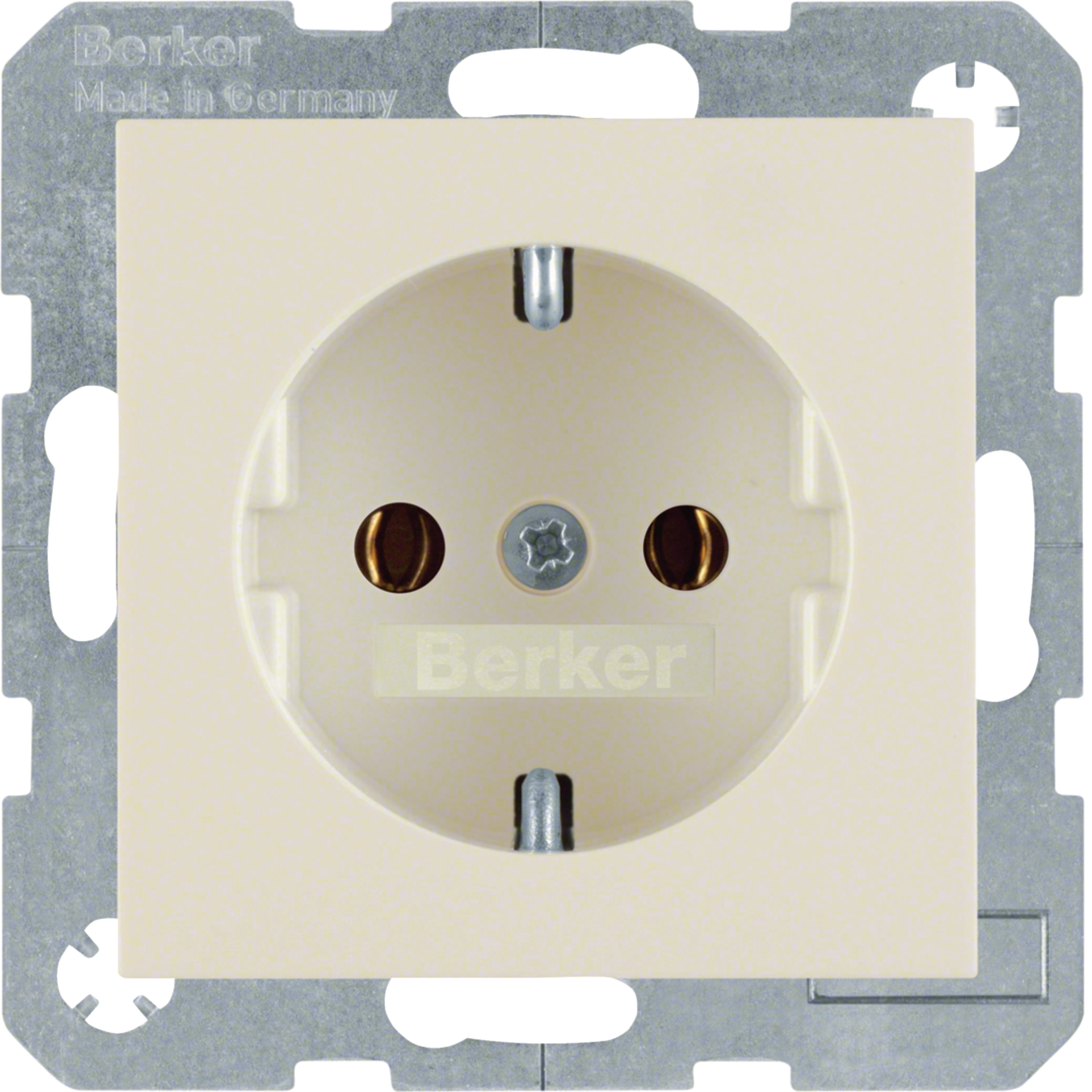 Hager Steckdose SCHUKO S.1/B.x weiß glänzend