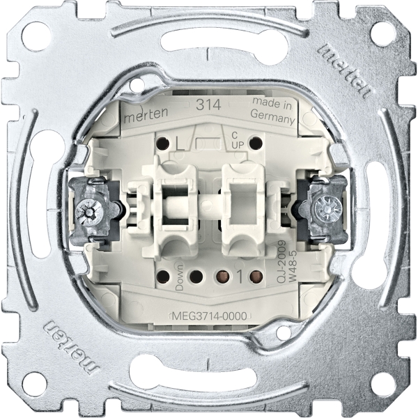 Merten Rollladenschalter-Einsatz System M (farbneutral)